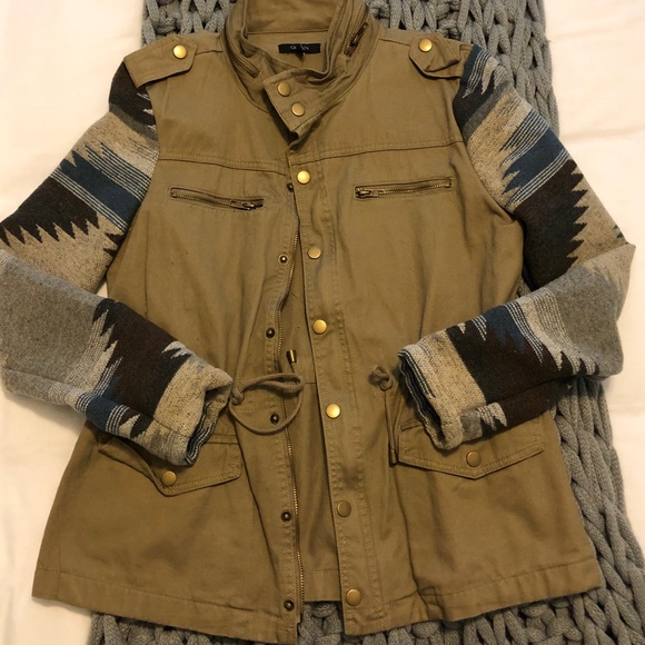 Quinn Jackets & Blazers - QUINN Aztec Utility Jacket